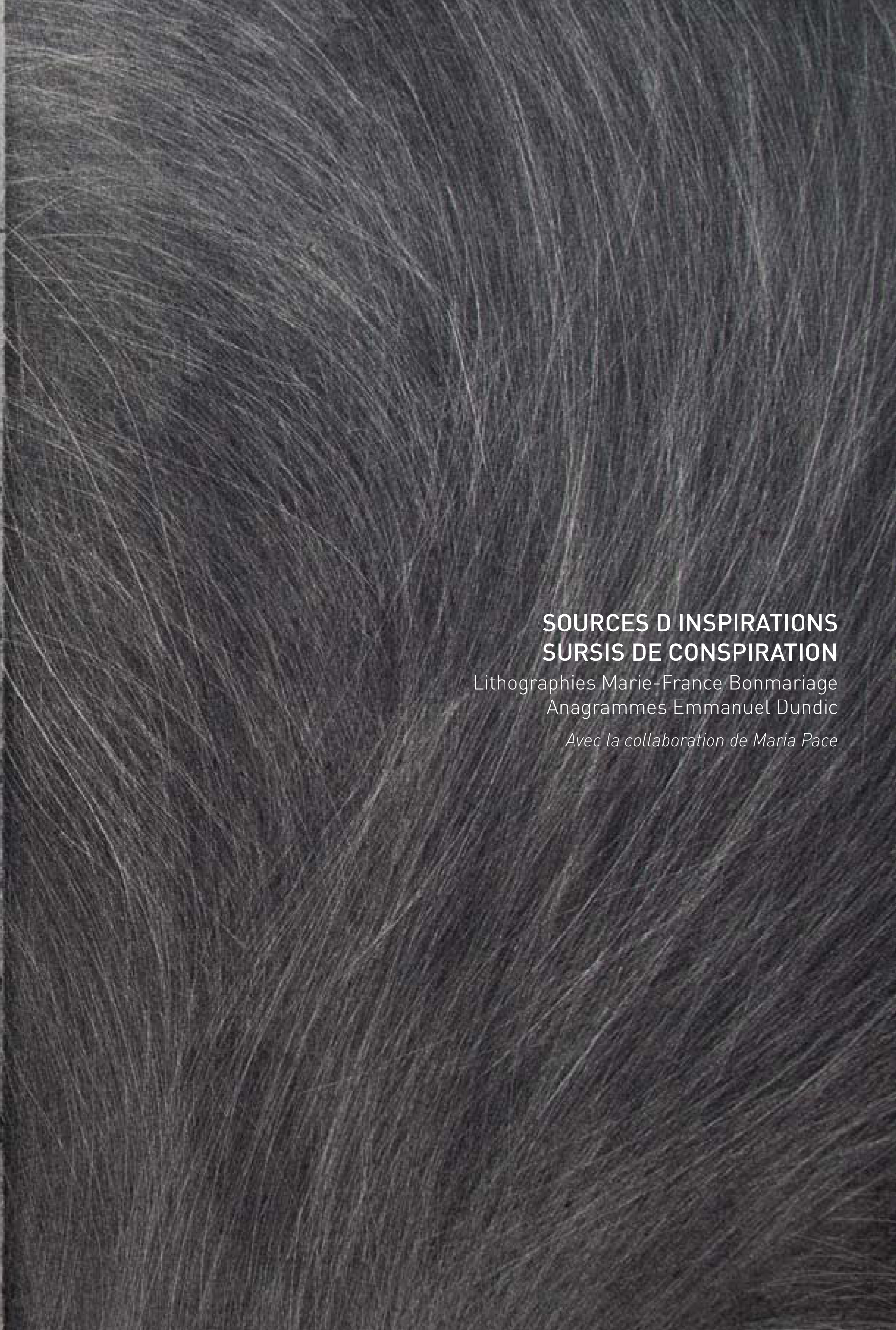 SOURCES D INSPIRATIONS SURSIS DE CONSPIRATION