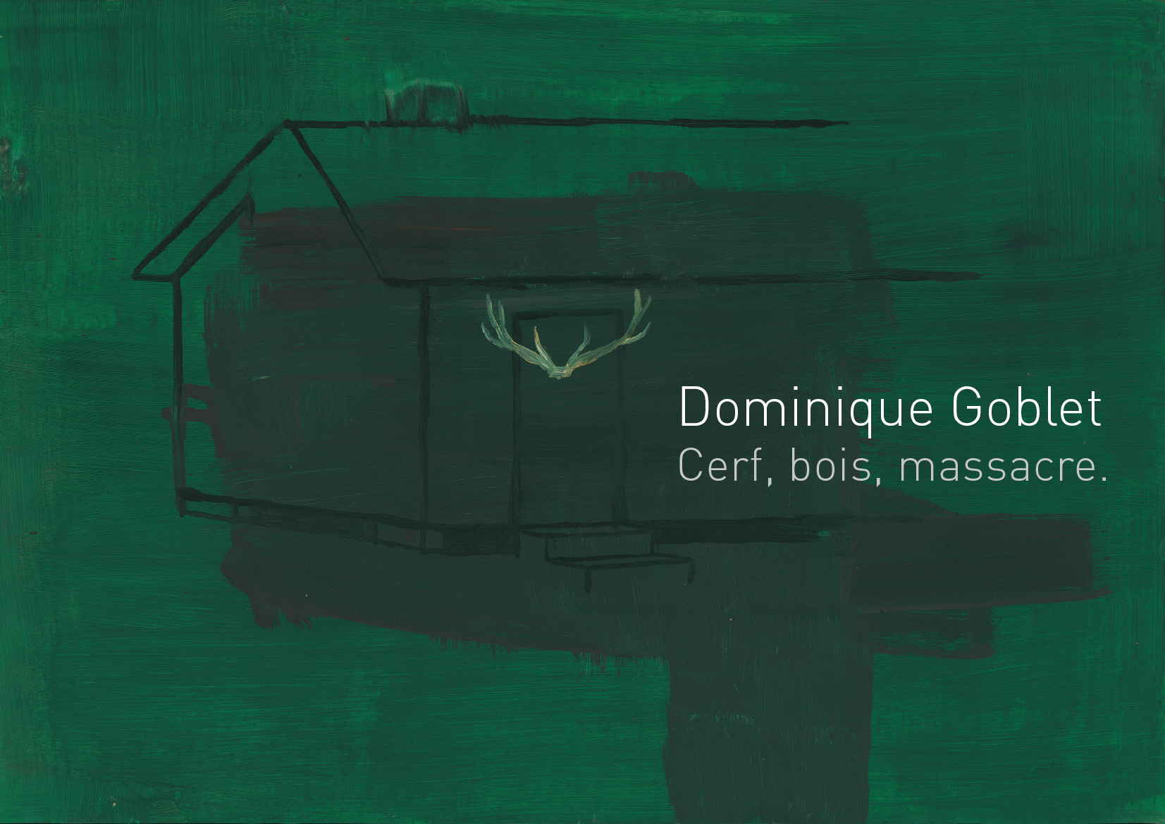 Cerf, bois, massacre