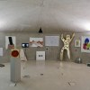 Vue de l'exposition dans la rotonde