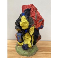 Sans titre, pierre peinte, 40 x 20 cm, 1995