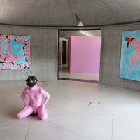 Installation dans la rotonde
