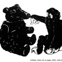 Sans titre, indian ink on paper, 100 x 140 cm, 2005