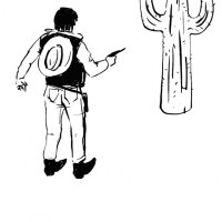 Sans titre, indian ink on paper, 70 x 60 cm, 2005