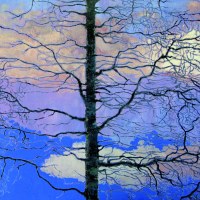 Arbre en hiver, huile sur toile, 260 x 190 cm, 2008