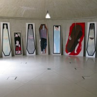 Vue de l'exposition, Tandis que j'agonise - William Faulkner, installation  