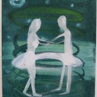 L’étourdissement, huile sur toile, 30 x 24 cm