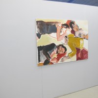 Françoise Hardy, Couple, huile sur toile