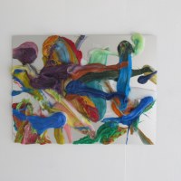 3 peintures en polysiloxane (silicone) récentes dans lesquelles je renoue avec le tableau et la couleur