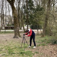 Simon, photographie sur papier Blue Back, 120x90cm, 2021