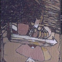 Sans titre, acrylique sur panneau