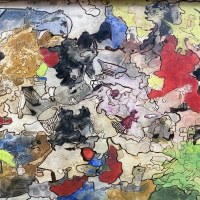 Acrylique sur papier, 36 x 28 cm, 1972
