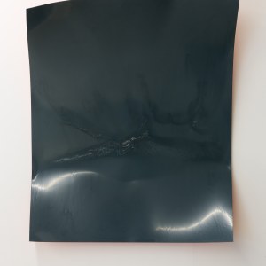 Point d’impact 1, peinture et pigments sur acier, 2014