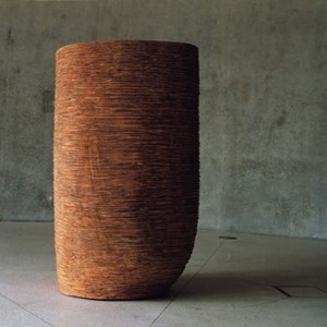 Sans titre, afzélia, h:160 cm