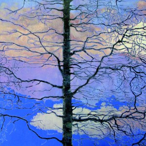 Arbre en hiver, huile sur toile, 260 x 190 cm, 2008