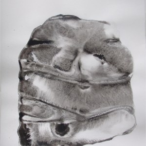 Sans titre, lavis, 50 x 70 cm