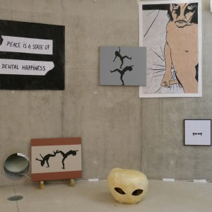 Vue de l'exposition dans la rotonde