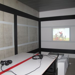 Karine Marenne, Bataille, installation vidéo