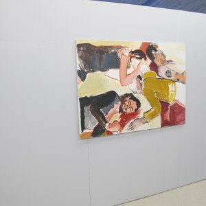 Françoise Hardy, Couple, huile sur toile