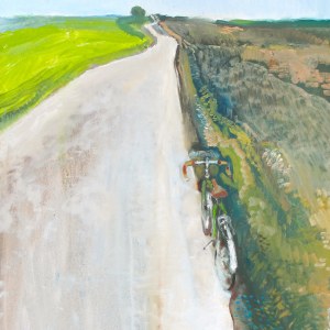 Vélo au bord de la route