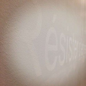 Résister c’est rester invisible, 2011 collection FRAC Lorraine