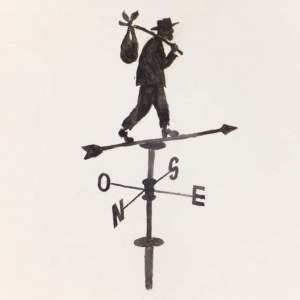 Emmanuel Tête, Le vagabond, aquarelle sur papier, 2019