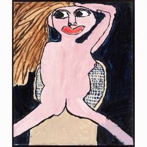 Sans titre, technique mixte sur toile, 60 x 50 cm, 2010