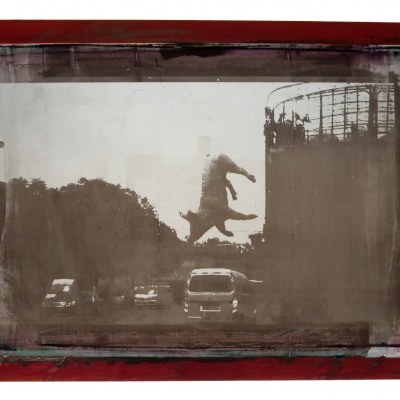 Sans titre, écran de sérigraphie, 40 X 50 cm, 2020