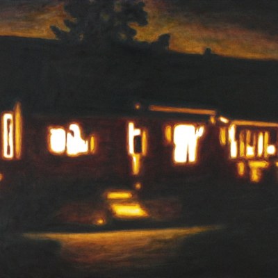 Red House, huile sur toile, 80 x 100 cm, 2008