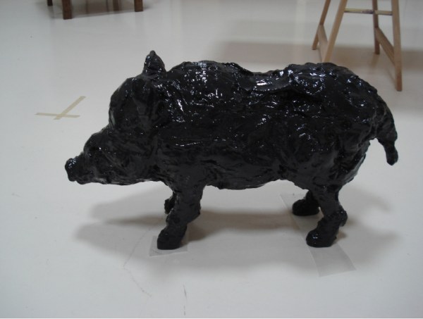 Arduena, résine, 67 x 22 x 37 cm