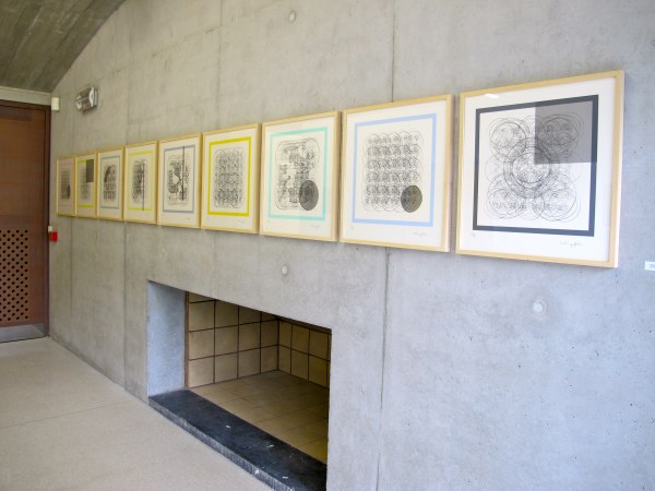 Hostinato, 9 sérigraphies sur BKF Rives 300gr., 52 x 50 cm (70 ex) (Editions Eric Linard), 2002